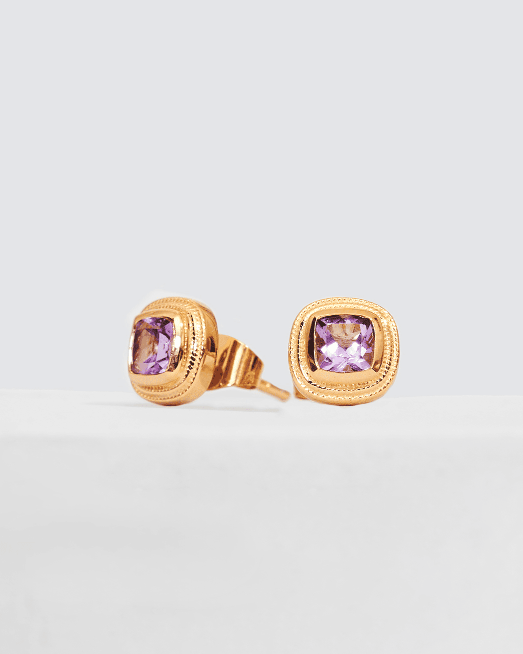 Boucle d'oreille Sadura – Améthyste