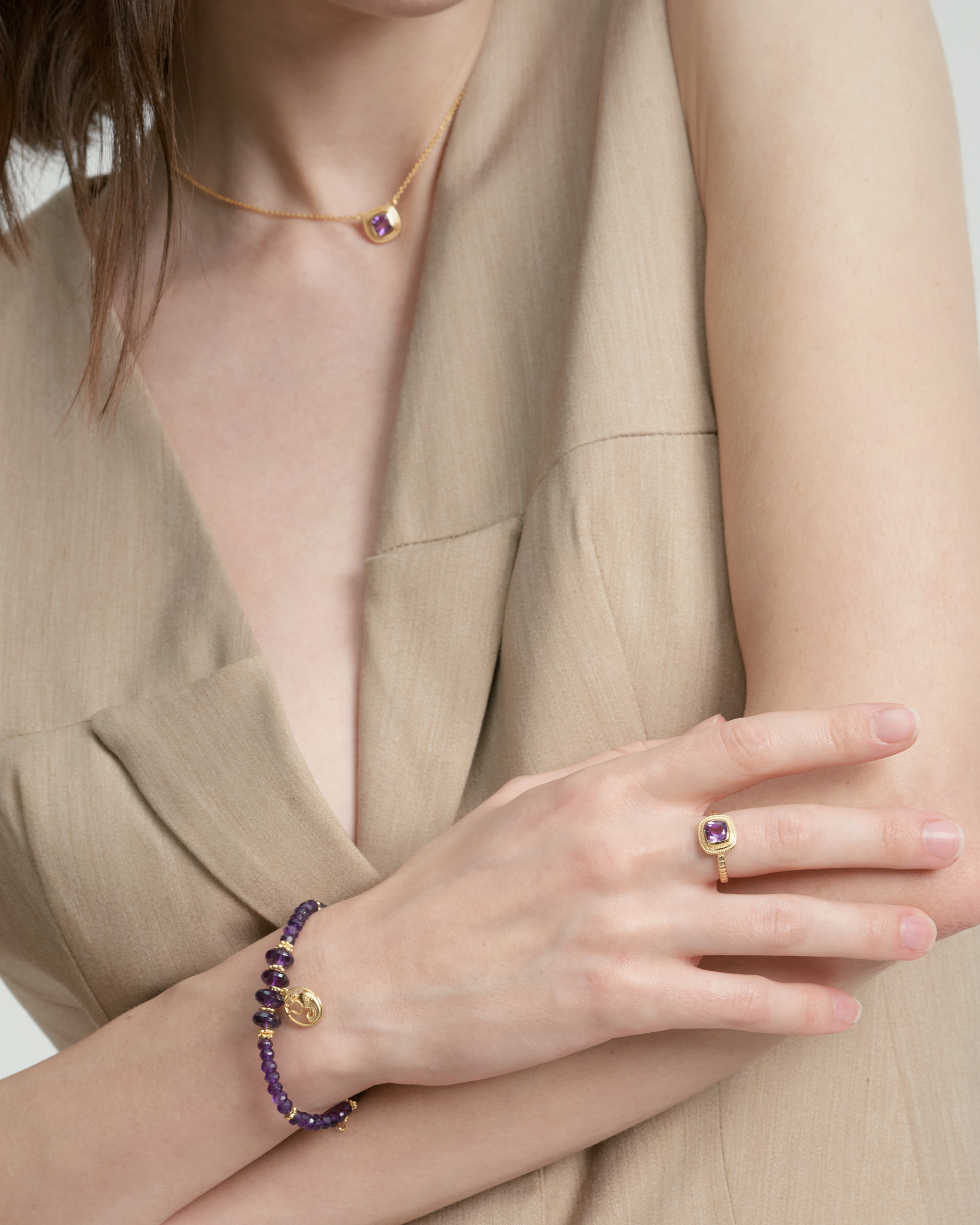 Collier Sadura – Améthyste