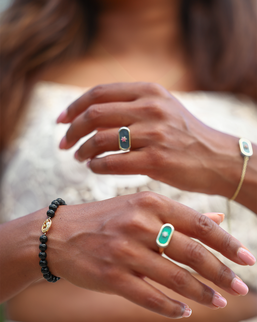 Bracelet Shakti noir