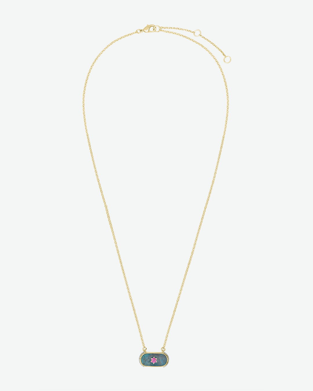Collier Pushpam - Labradorite