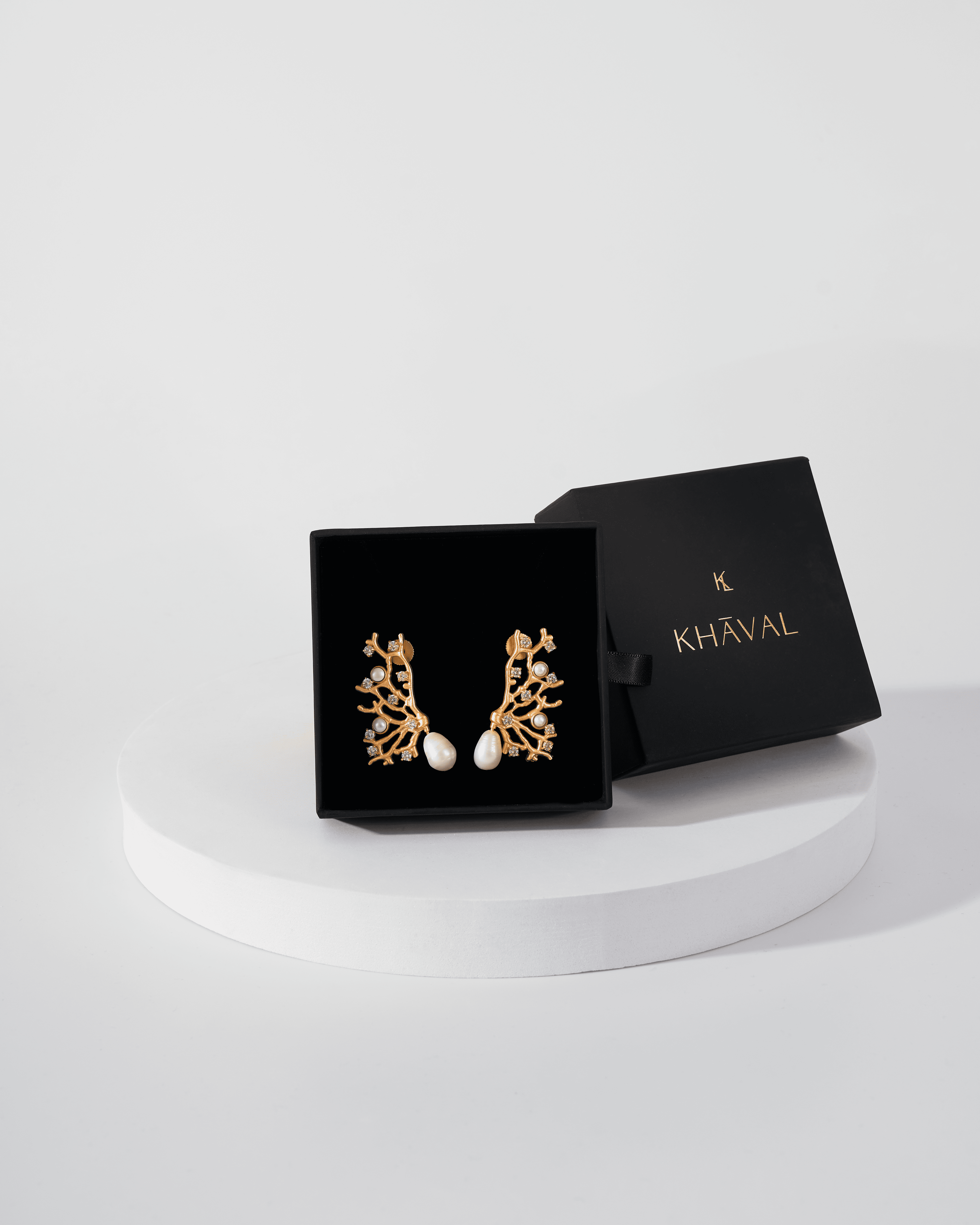 Boucle d’oreille Corail