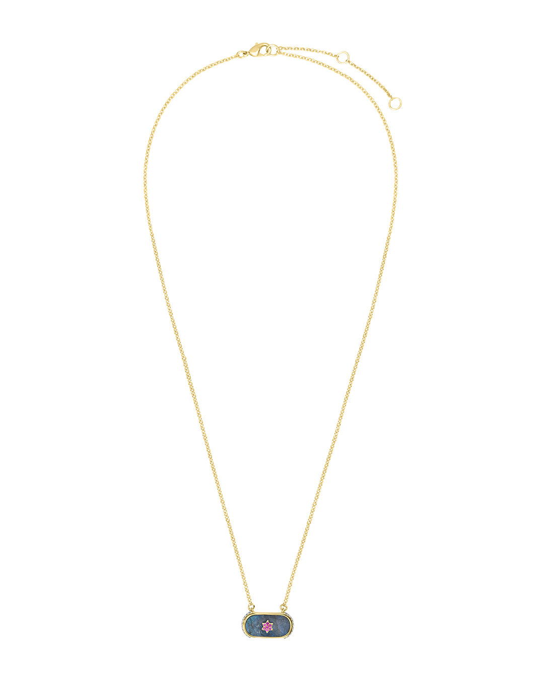 Collier Pushpam - Labradorite