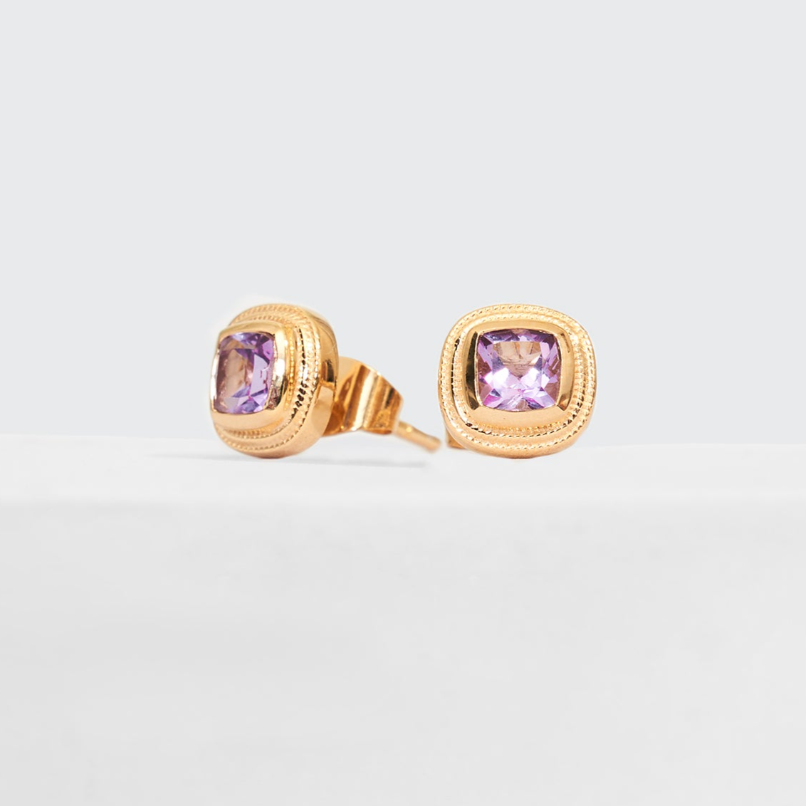 Sadura earring – Amethyst